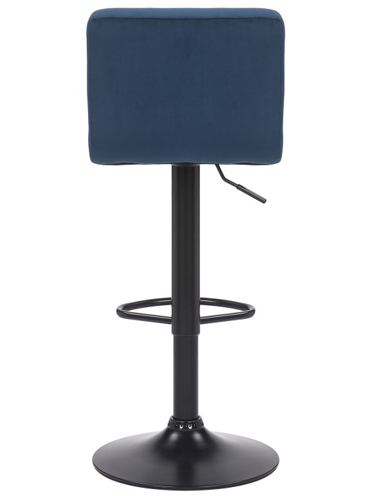 Lot de 2 tabourets de bar Feni velours, bleu Lot de 2 tabourets de bar Feni velours, bleu