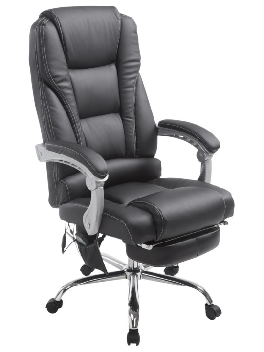 Fauteuil de bureau Pacific avec fonction massage, noir Fauteuil de bureau Pacific avec fonction massage, noir