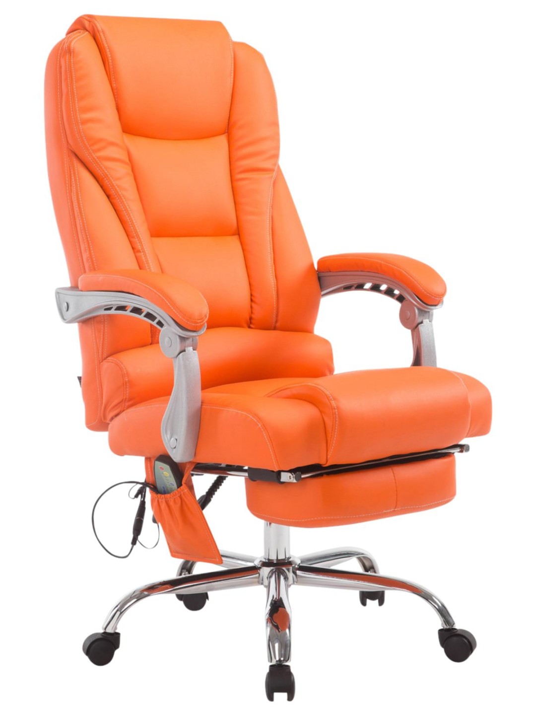 Fauteuil de bureau Pacific avec fonction massage, orange