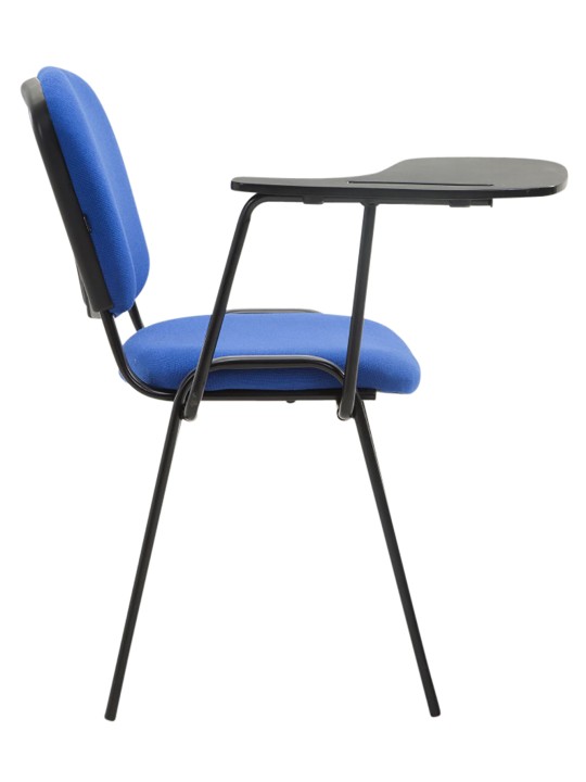 Lot de 4 chaises Ken avec table pliante en tissu, bleu