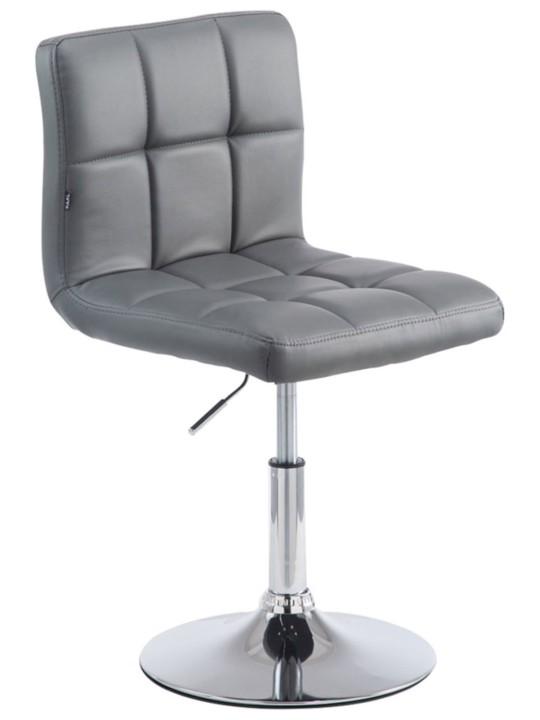 Lot de 4 tabourets de bar Palma V2, gris