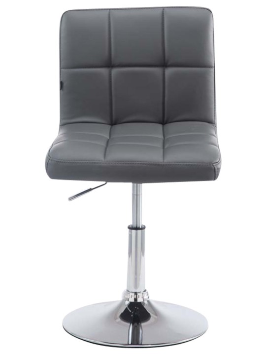 Lot de 4 tabourets de bar Palma V2, gris