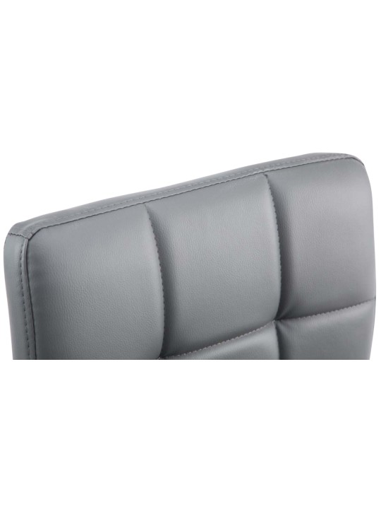 Lot de 4 tabourets de bar Palma V2, gris