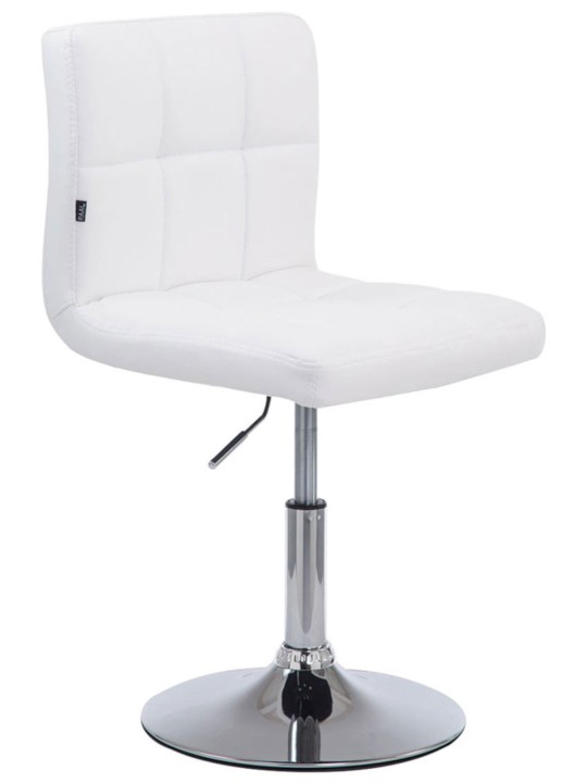 Lot de 4 tabourets de bar Palma V2, blanc