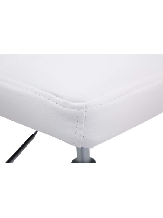 Lot de 4 tabourets de bar Palma V2, blanc
