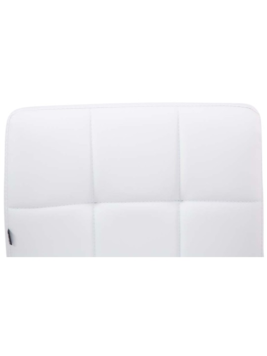 Lot de 4 tabourets de bar Palma V2, blanc