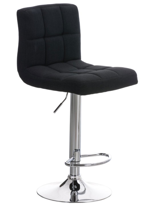 Lot de 2 tabourets de bar Pérou FABRIC C, noir