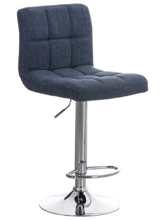 Lot de 2 tabourets de bar Pérou FABRIC C, bleu