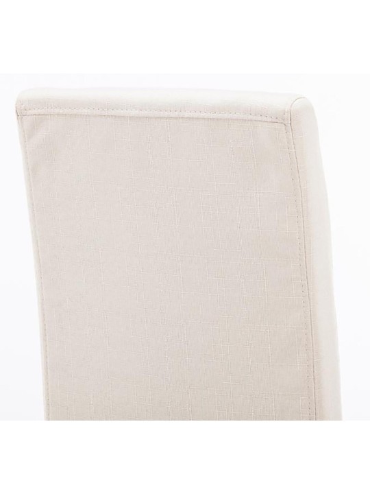 Chaise de salle à manger Ina tissu cappuccino, crème Chaise de salle à manger Ina tissu cappuccino, crème