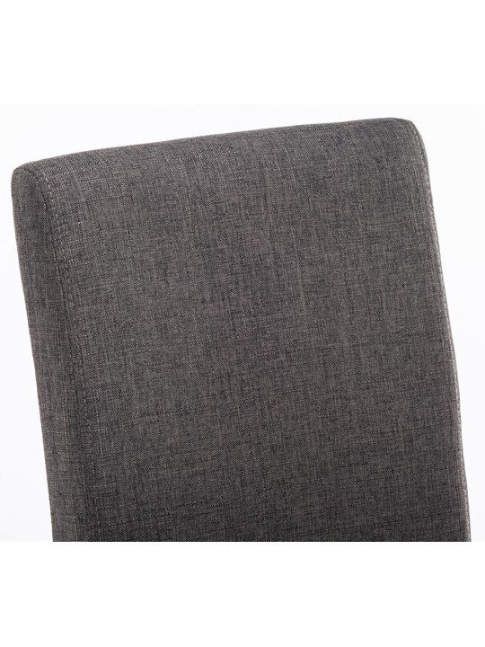 Chaise de salle à manger Ina tissu cappuccino, gris foncé Chaise de salle à manger Ina tissu cappuccino, gris foncé