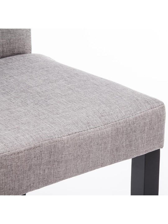 Chaise de salle à manger Ina tissu, gris clair Chaise de salle à manger Ina tissu, gris clair