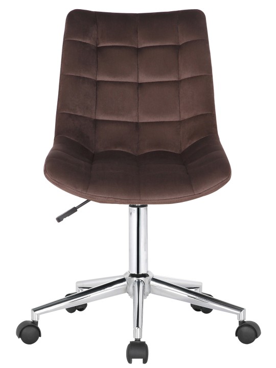 Chaise de bureau Medford velours, brun Chaise de bureau Medford velours, brun