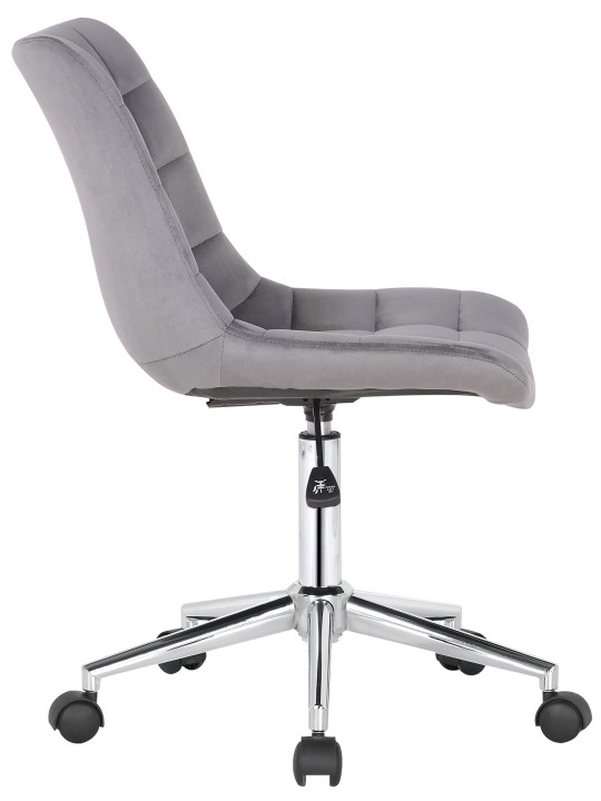 Chaise de bureau Medford velours, gris Chaise de bureau Medford velours, gris