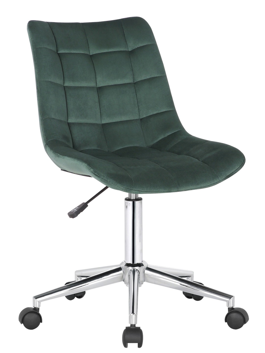 Chaise de bureau Medford velours, vert