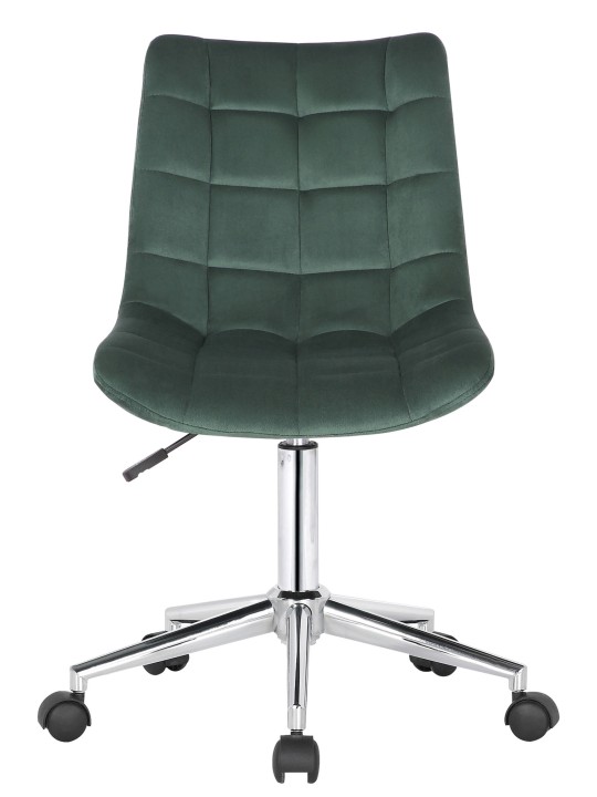 Chaise de bureau Medford velours, vert