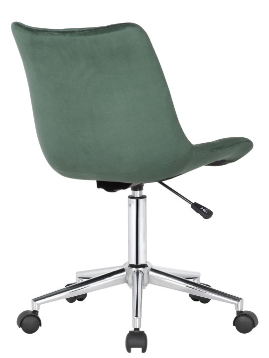 Chaise de bureau Medford velours, vert