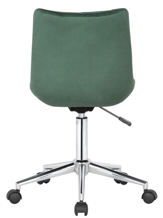 Chaise de bureau Medford velours, vert