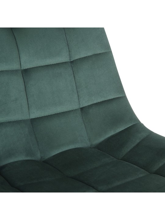 Chaise de bureau Medford velours, vert