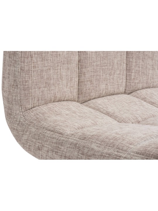 Lot de 2 tabourets de bar Pérou FABRIC C, crème