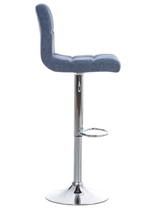 Lot de 2 tabourets de bar Pérou FABRIC C, bleu