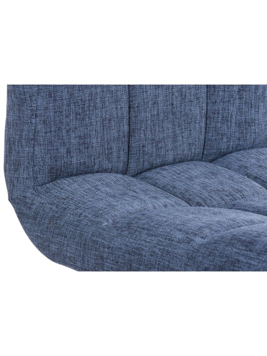 Lot de 2 tabourets de bar Pérou FABRIC C, bleu