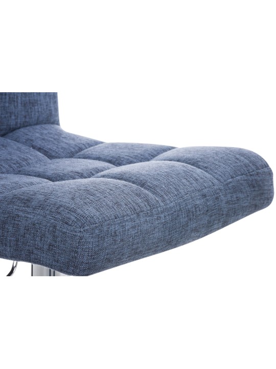 Lot de 2 tabourets de bar Pérou FABRIC C, bleu