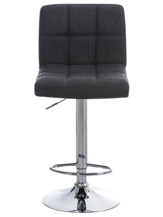 Lot de 2 tabourets de bar Pérou FABRIC C, gris foncé Lot de 2 tabourets de bar Pérou FABRIC C, gris foncé