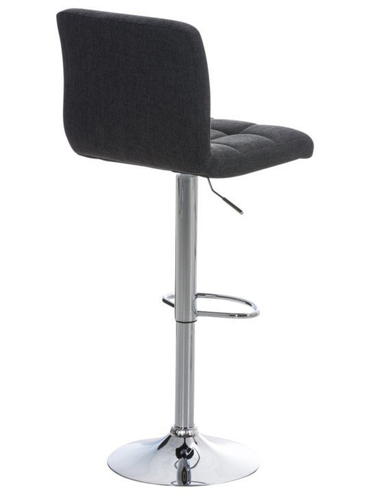 Lot de 2 tabourets de bar Pérou FABRIC C, gris foncé Lot de 2 tabourets de bar Pérou FABRIC C, gris foncé