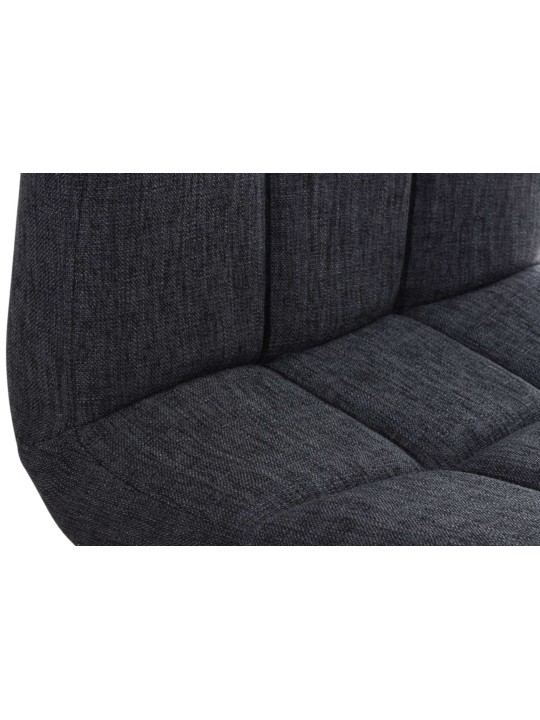 Lot de 2 tabourets de bar Pérou FABRIC C, gris foncé Lot de 2 tabourets de bar Pérou FABRIC C, gris foncé