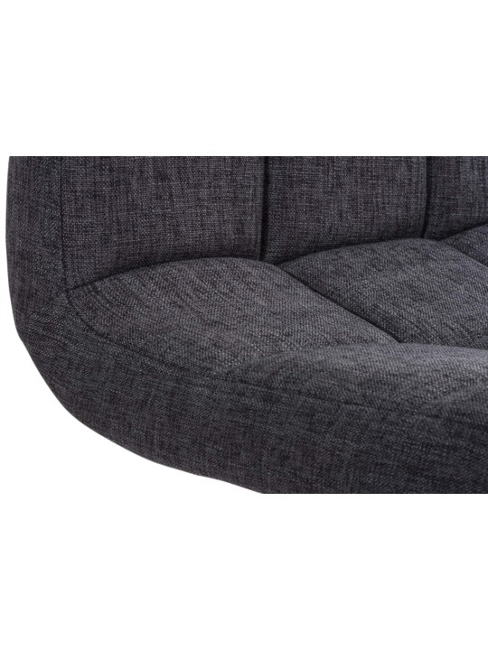 Lot de 2 tabourets de bar Pérou FABRIC C, gris clair