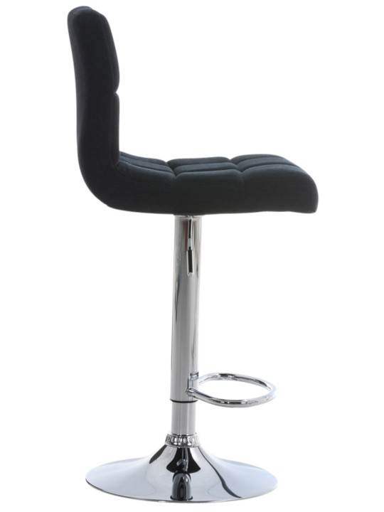 Lot de 2 tabourets de bar Pérou FABRIC C, noir