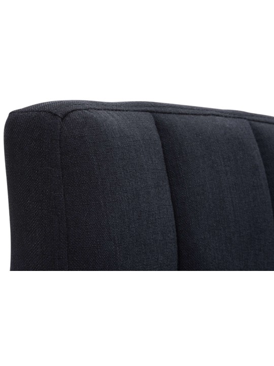 Lot de 2 tabourets de bar Pérou FABRIC C, noir