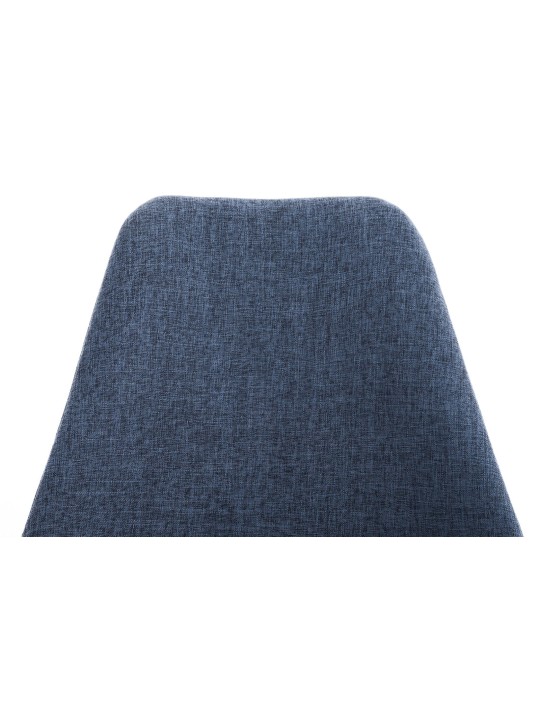 Chaise Pegleg Tissu Carré, bleu Chaise Pegleg Tissu Carré, bleu