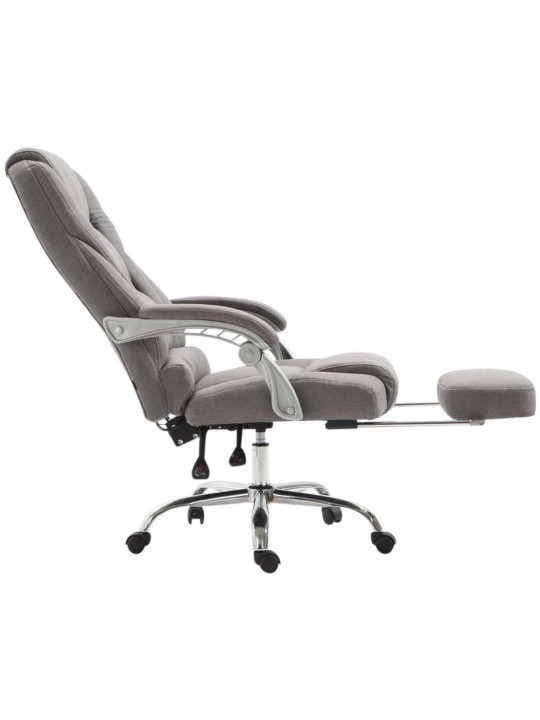 Chaise de bureau tissu Pacific, gris