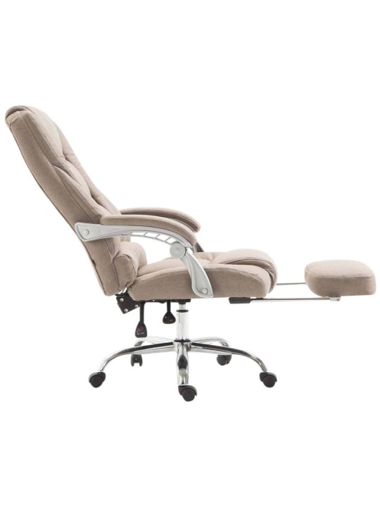 Chaise de bureau tissu Pacific, taupe