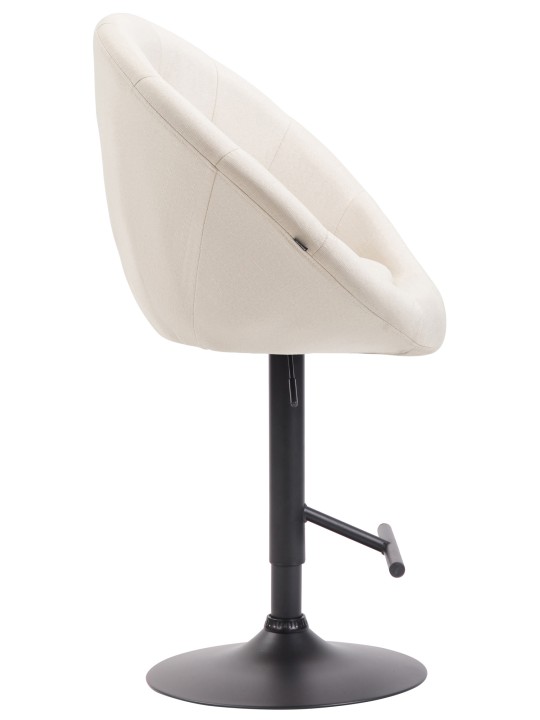 Tabouret de bar London V2 tissu, crème Tabouret de bar London V2 tissu, crème
