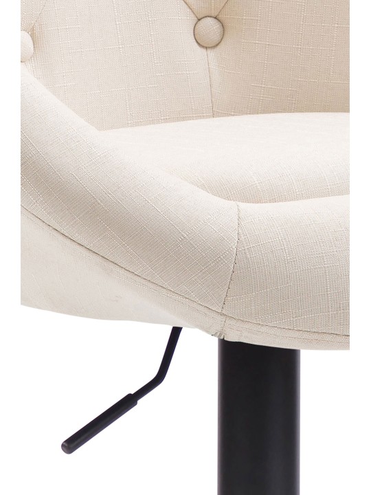 Tabouret de bar London V2 tissu, crème Tabouret de bar London V2 tissu, crème