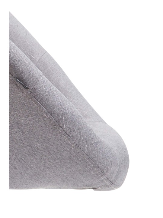 Tabouret de bar London V2 tissu, gris