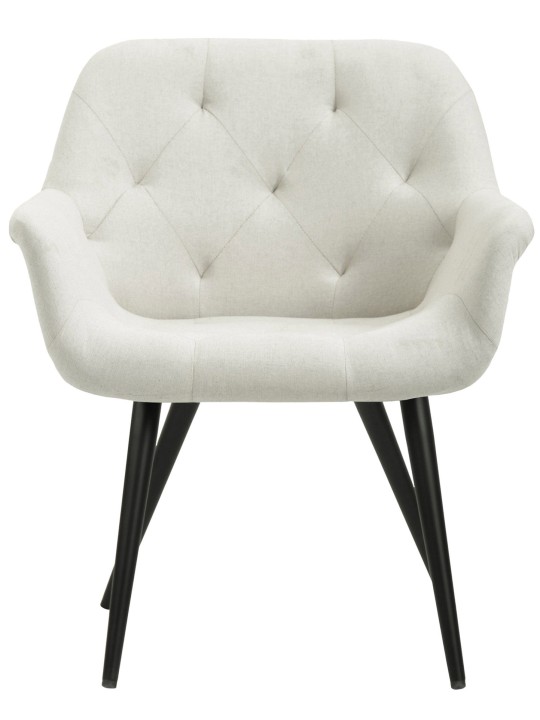 Chaise de salle à manger tissu Langford, beige Chaise de salle à manger tissu Langford, beige