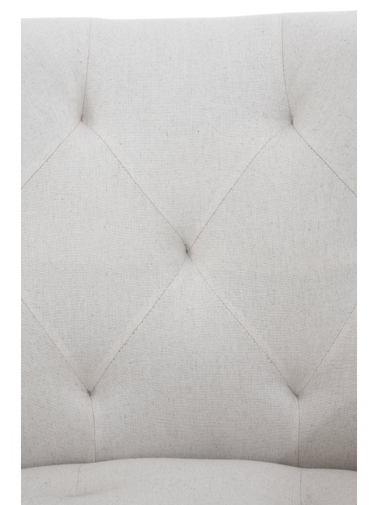 Chaise de salle à manger tissu Langford, beige Chaise de salle à manger tissu Langford, beige