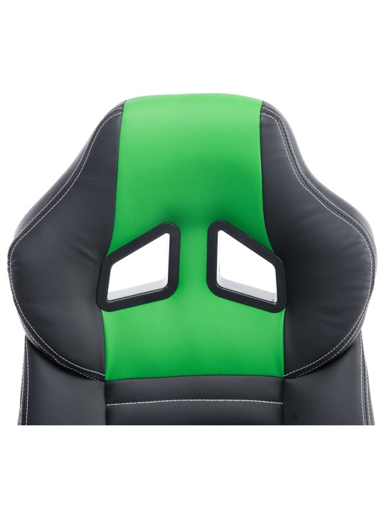 Chaise de bureau Pedro, noir/vert