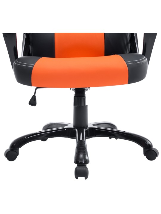 Chaise de bureau Pedro, noir/orange