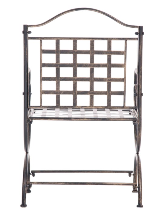 Lot de 4 chaises Lotta, bronze