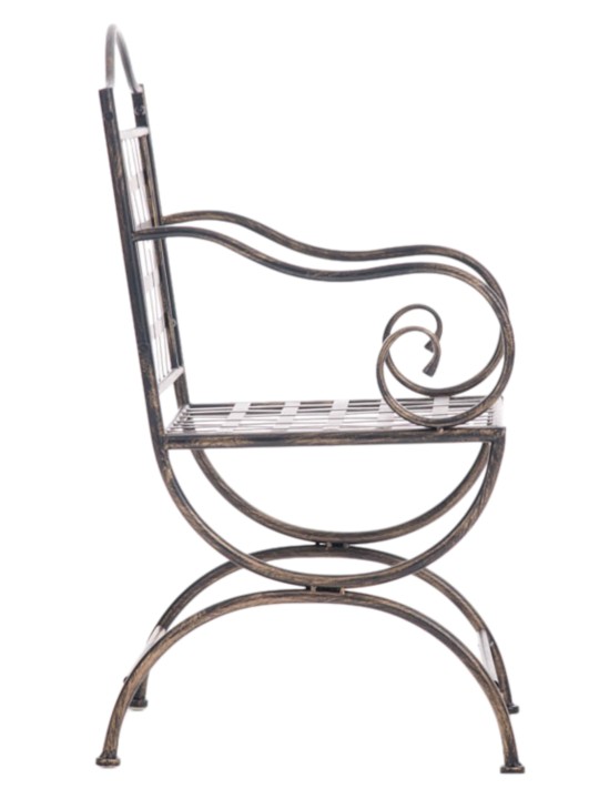 Lot de 4 chaises Lotta, bronze