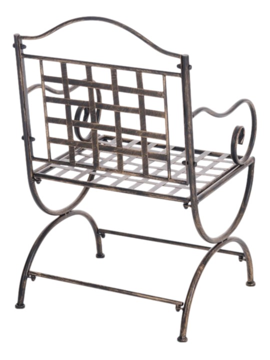 Lot de 4 chaises Lotta, bronze