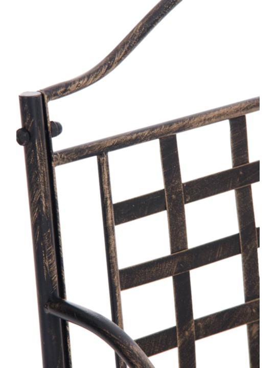 Lot de 4 chaises Lotta, bronze