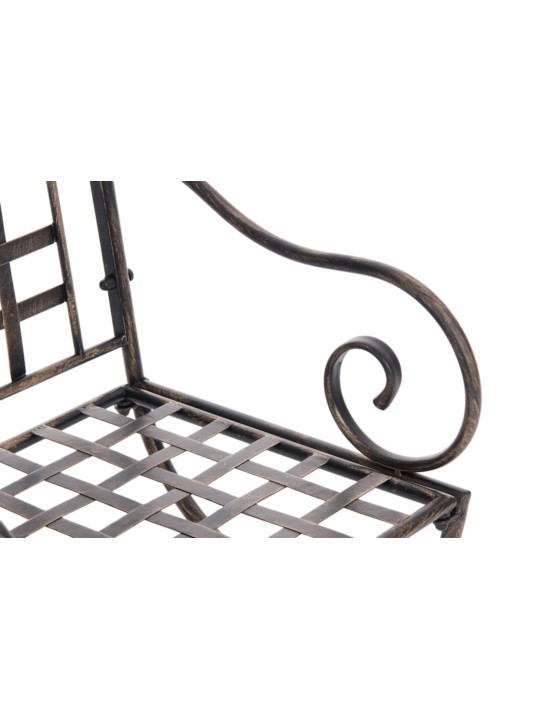 Lot de 4 chaises Lotta, bronze