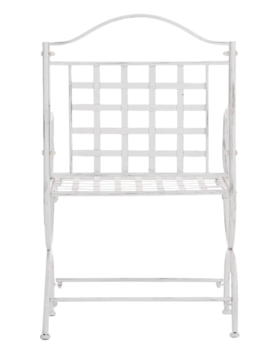 Lot de 4 chaises Lotta, blanc antique Lot de 4 chaises Lotta, blanc antique