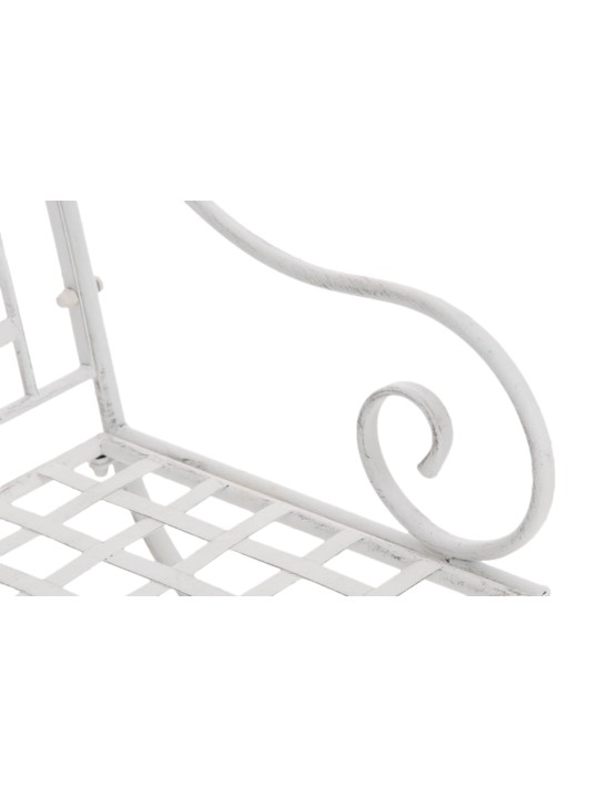 Lot de 4 chaises Lotta, blanc antique Lot de 4 chaises Lotta, blanc antique