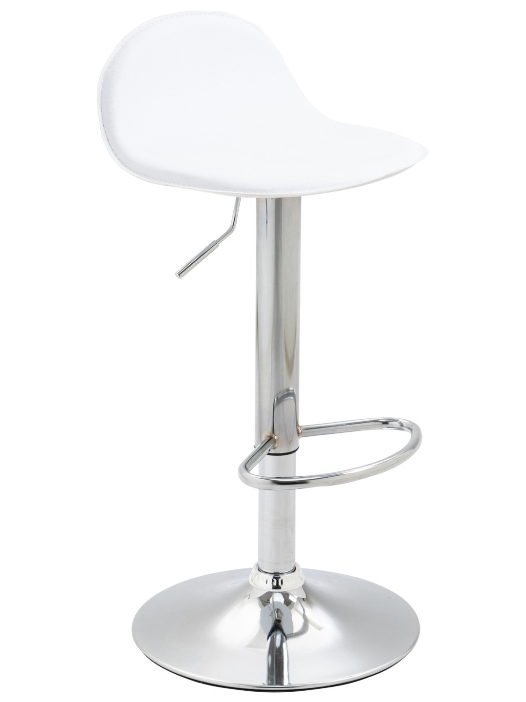 Tabouret de bar Lana V2 C, blanc
